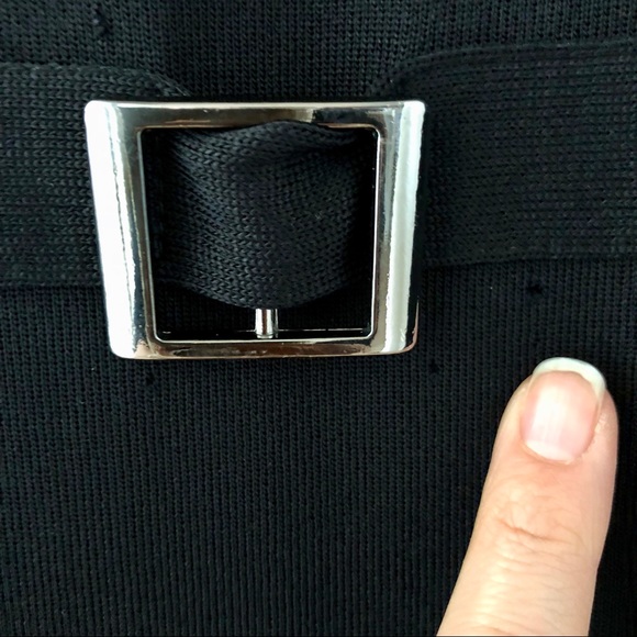 Misook Black Sleeveless Dress w/ Pleated Hem XS - Picture 8 of 8